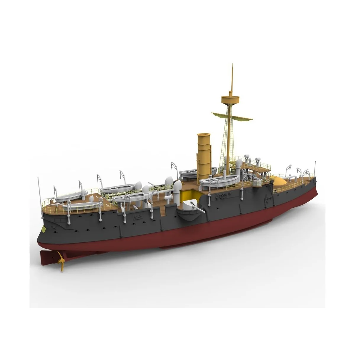 Imperial Chinese Navy Peiyang Squadron Ping Yuen, 1/144 - Bronco Mo...