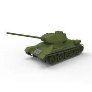 Soviet T-34/85 Medium Tank, 1/32 - Bronco Models MB32001