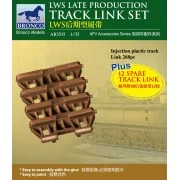 LWS Late-Production Track link set, 1/35 - Bronco Models AB3515