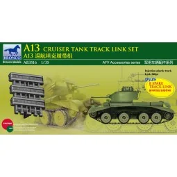 A13 Cruiser Tank MK.III Track Link Set, 1/35 - Bronco Models AB3516