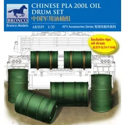 Chinese PLA 200L Oil Drum set - Bronco Models AB3519
