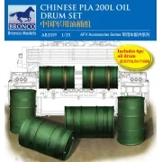 Chinese PLA 200L Oil Drum set - Bronco Models AB3519