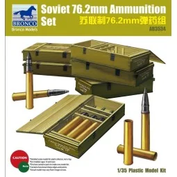Soviet 76, 2mm Ammunition Set, 1/35 - Bronco Models AB3534