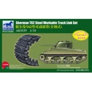 Shermann T62 Workable Track Link Set - Bronco Models AB3539