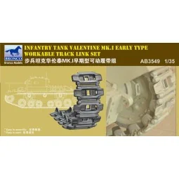 Valentine Mk.I Early Workable Track Set - Bronco Models AB3549