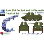 Soviet BT-7 Fast Tank Mod.1937 Workable Track Link Set, 1/35 - Bron...