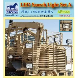 LED Search Light Set A., 1/35 - Bronco Models AB3568