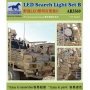 LED Search Light Set B. - Bronco Models AB3569