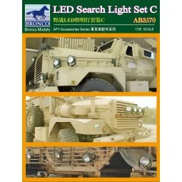 LED Search Light Set C., 1/35 - Bronco Models AB3570