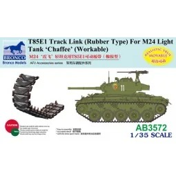 T85E1 Track Link (Rubber Type) For M24 Light Tank Chaffee (Workable...