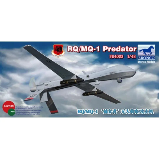 RQ/MQ-1 Predator, 1/48 - Bronco Models FB4003 RQ/MQ-1 Predator, 1/48 - Bronco Models FB4003