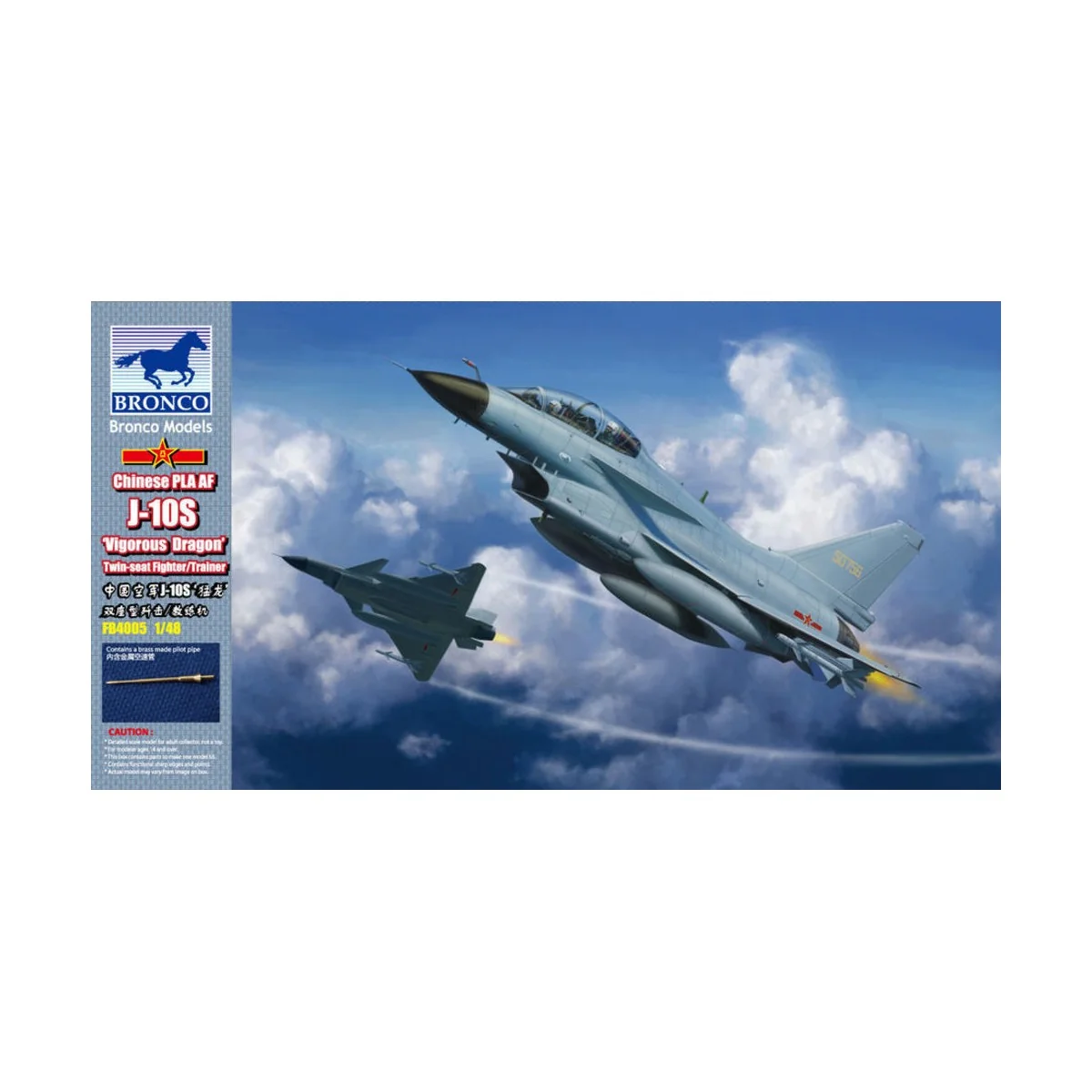 Chinese J-10S Fighter (Twins seats) - Bronco Models FB4005