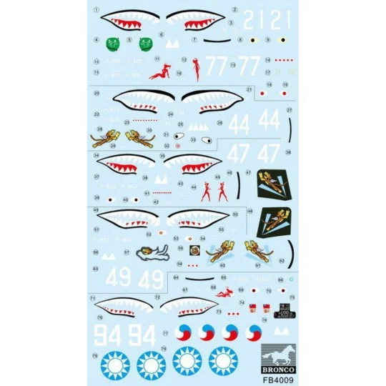 Curtiss Hawk 81-A2'AVG'(Special Edition, 1/48 - Bronco Models FB4009