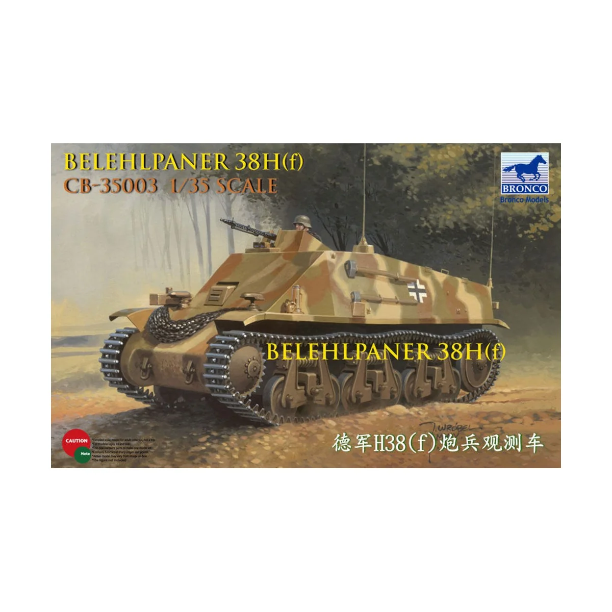 Befehlpanzer 38H(f), 1/35 - Bronco Models CB35003 Befehlpanzer 38H(f), 1/35 - Bronco Models CB35003