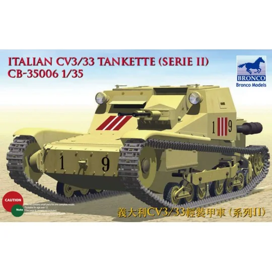 Italian CV L3/33 Tankette (Serie II) - Bronco Models CB35006