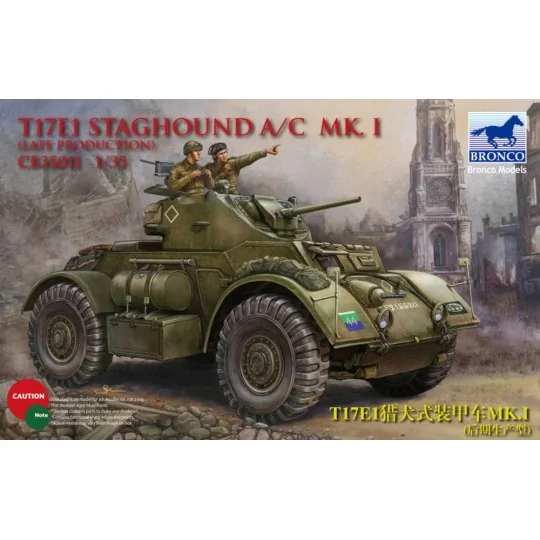 T17E1 Staghound Mk.I Late Production, 1/35 - Bronco Models CB35011