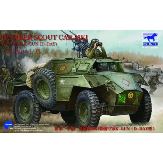 Humber Scout Car Mk.I w/twin k-gun - Bronco Models CB35016