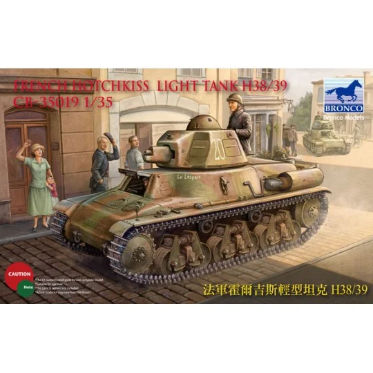 French H38/39 Light tank ( 2 versions) - Bronco Models CB35019