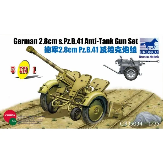 2.8cm Pzb41, 1/35 - Bronco Models CB35034