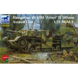 Hungarian 40/43M Zrinyi II 105mm Assault Gun - Bronco Models CB35036