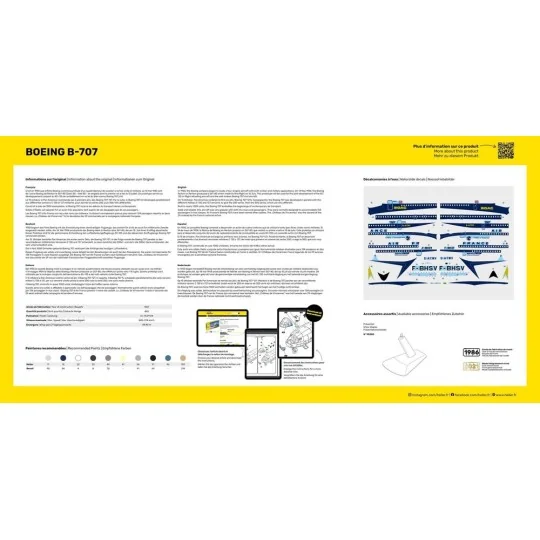 STARTER KIT B-707 AF - Heller 56452
