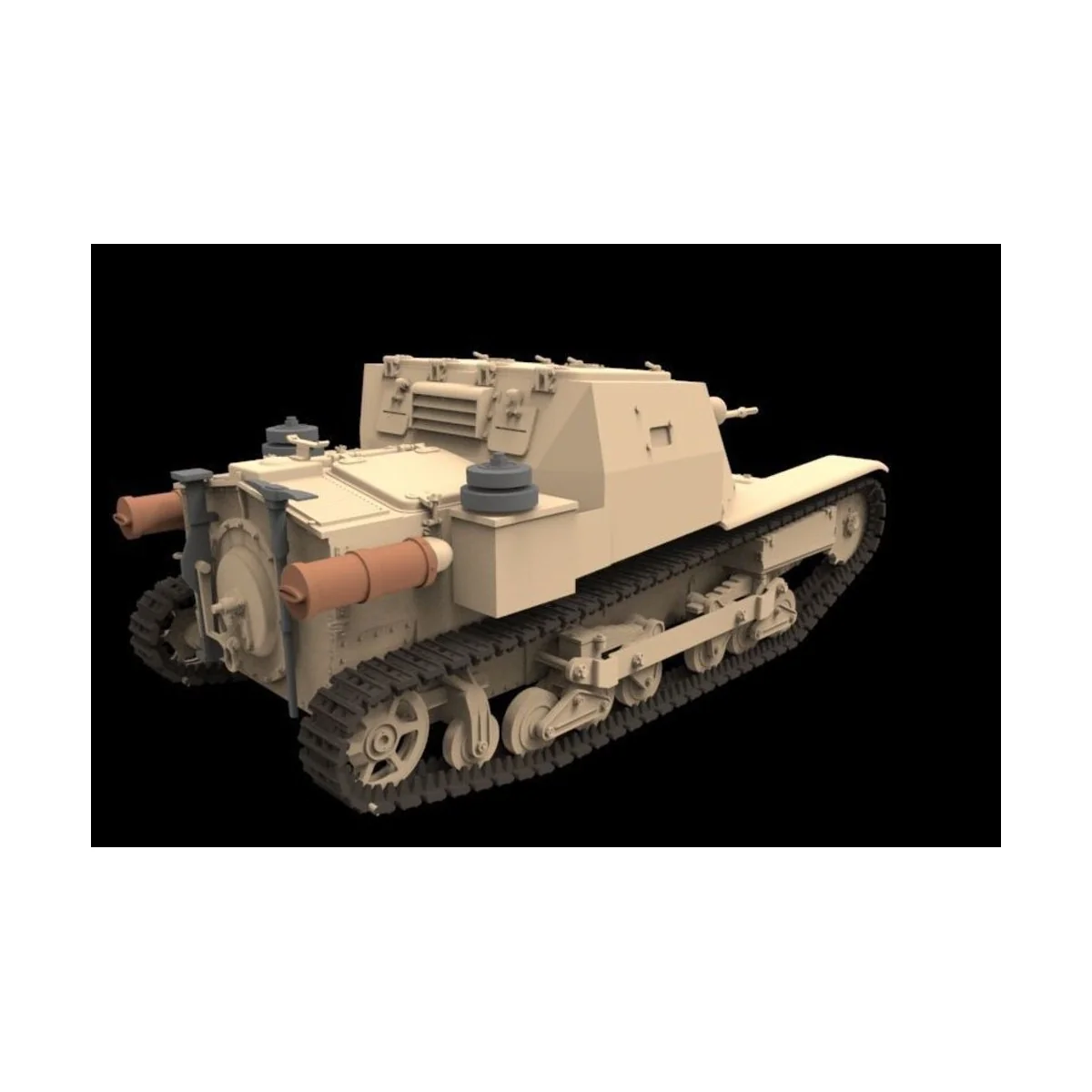 Carro Armato L35/c(C.V.33/II Serie)Fitte with the Swiss"Solothurn"S...