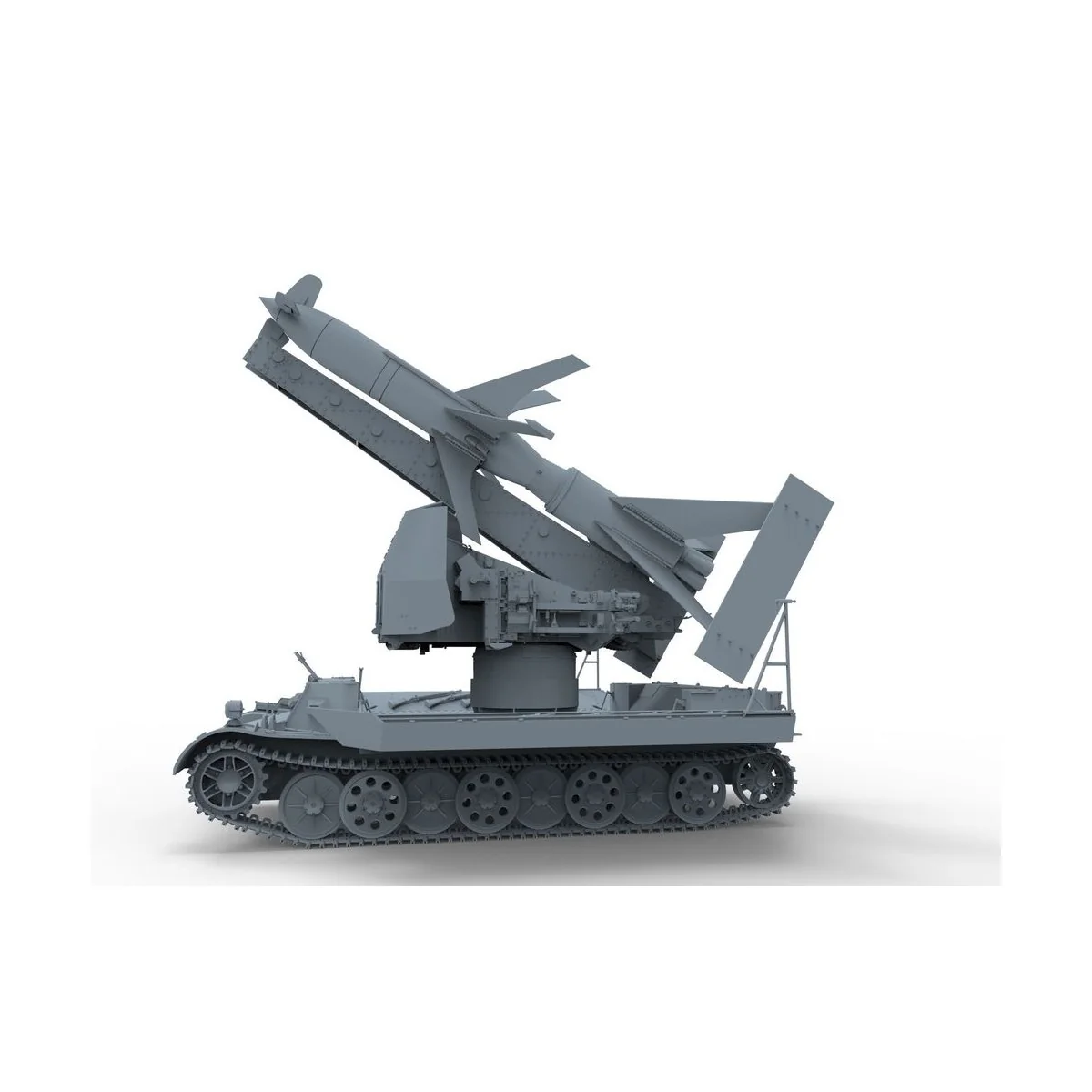 German Rheinmetall'Rheintochter R-2 anti-aircraft missiles a.launch...