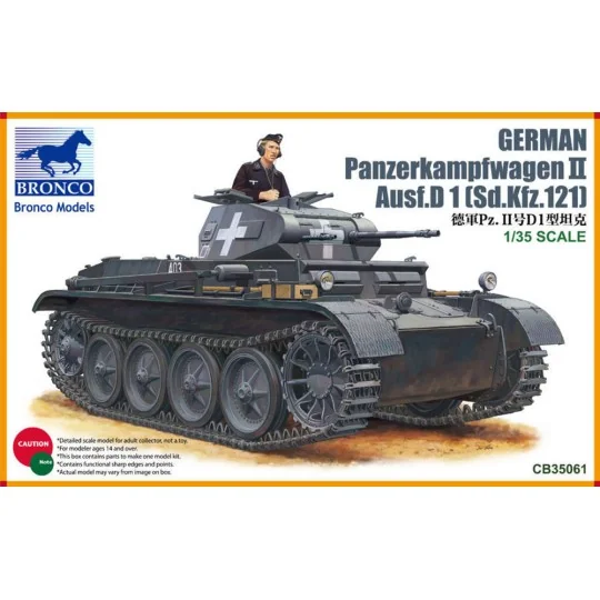 PanzerKampfwagen II Ausf D1, 1/35 - Bronco Models CB35061 PanzerKampfwagen II Ausf D1, 1/35 - Bronco Models CB35061