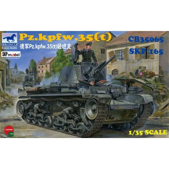 German Pz.Kpfw. 35(t) Light Tank, 1/35 - Bronco Models CB35065