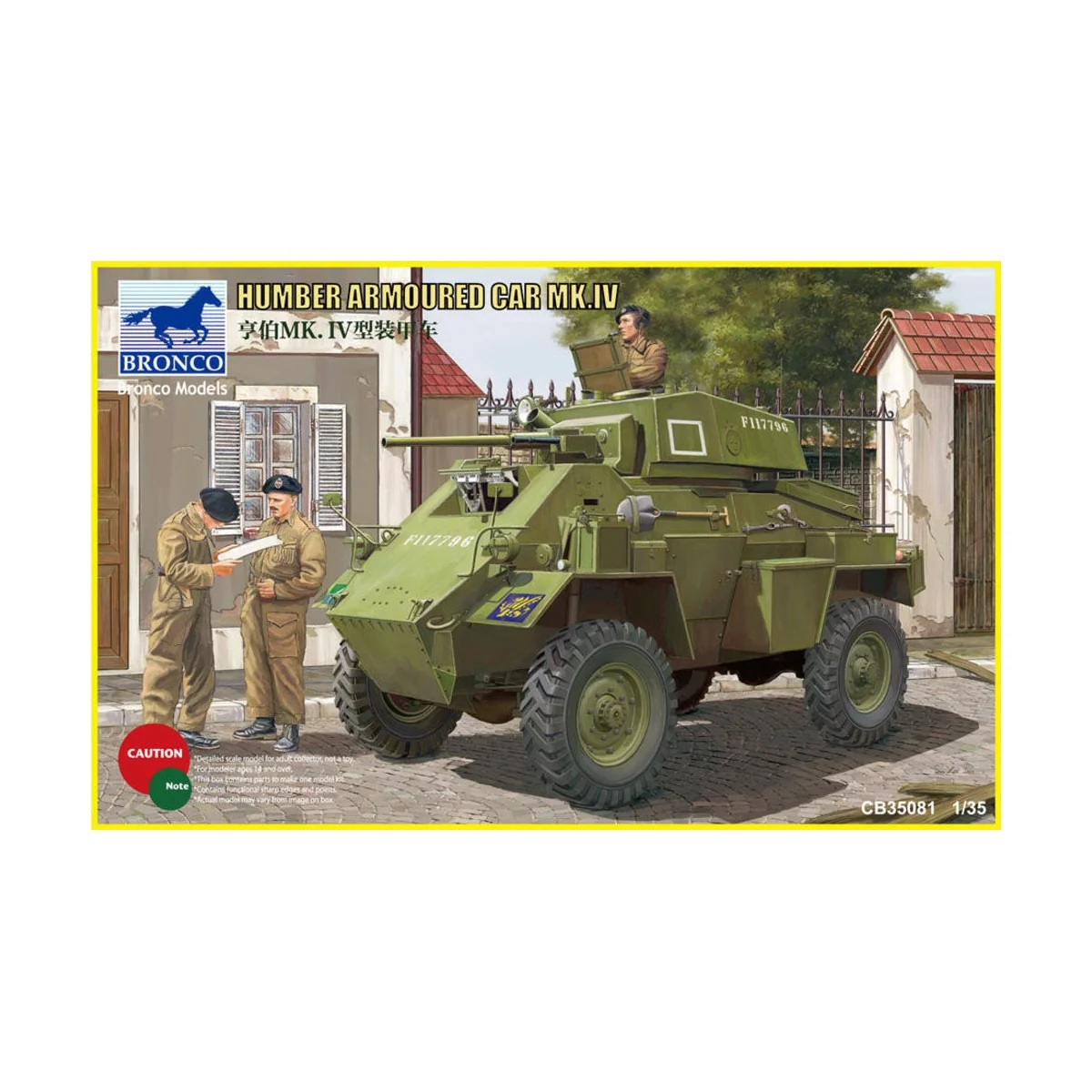Humber Armored Car Mk.IV, 1/35 - Bronco Models CB35081 Humber Armored Car Mk.IV, 1/35 - Bronco Models CB35081