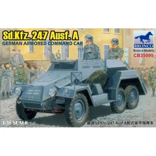 Sd.Kfz.247 Ausf.A.German Armored Command Car, 1/35 - Bronco Models ... Sd.Kfz.247 Ausf.A.German Armored Command Car, 1/35 - Bronco Models ...