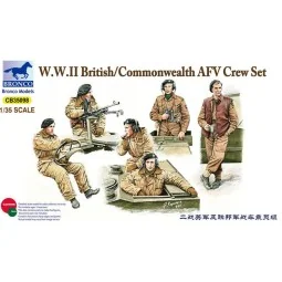 British/Commonwealth AFV Crew set, 1/35 - Bronco Models CB35098