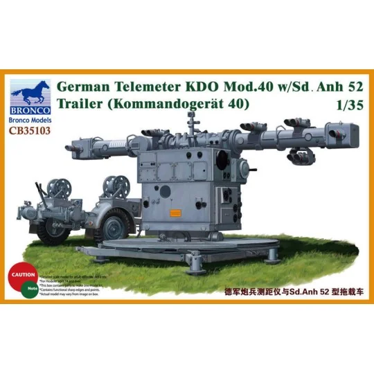German Telemeter KDO Mod.40 w/Sd.Anh 52 Trailer (Kommando-Gerät 40)... German Telemeter KDO Mod.40 w/Sd.Anh 52 Trailer (Kommando-Gerät 40)...