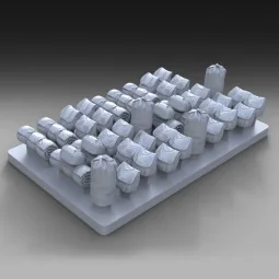 U.S. assorted bags set - WWII, 1/72 - Royal Model RM1054