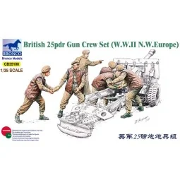 25pdr Gun Crew Set, 1/35 - Bronco Models CB35108