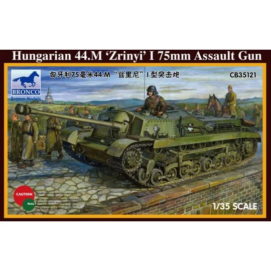 Hungarian 75mm Assault Gun 44.M Zrinyi I - Bronco Models CB35121