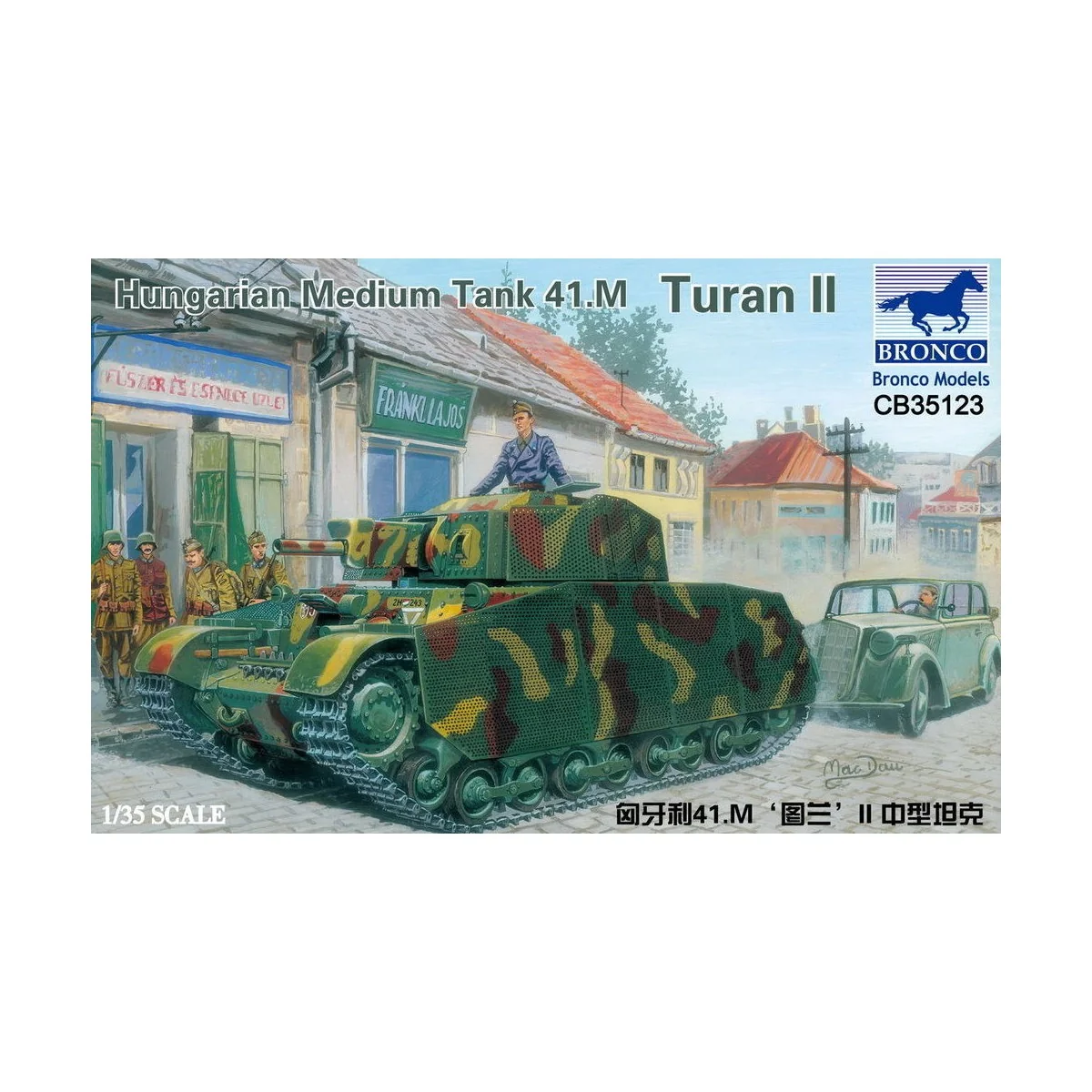 Hungarian Medium Tank 41.M Turan II - Bronco Models CB35123