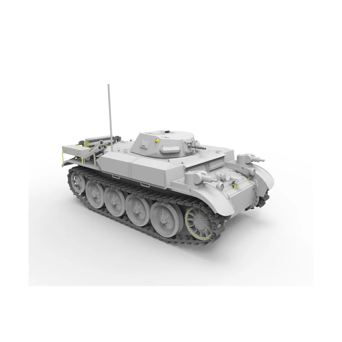 German Panzerkampfwagen II Flamm Ausf. E (Sd.Kfz. 122) - Bronco Mod...