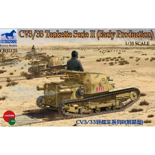 CV3/33 Tankette Serie II (Early Producti, 1/35 - Bronco Models CB35125