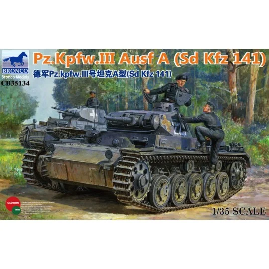 Panzerkampfwagen III Ausf.A (Sd Kfz 141) - Bronco Models CB35134