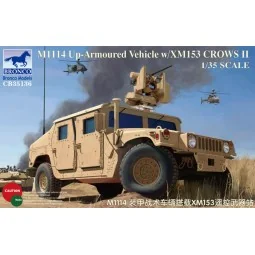 M1114 Up-Armoured Vehicle w/XM153CrowsII, 1/35 - Bronco Models CB35136