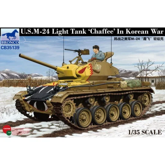 US Light Tank Chaffee in Korean War - Bronco Models CB35139