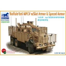 BUFFALO 6x6 MPCV w/Slat Armor & Spaced Armor Version, 1/35 - Bronco...