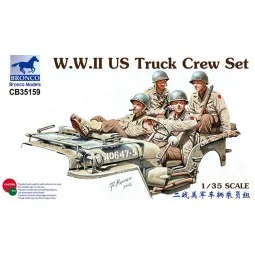WWII US Truck Crew Set, 1/35 - Bronco Models CB35159
