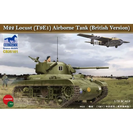 M22 Lucust (T9E1) Airborne Tank (British Version) - Bronco Models C...