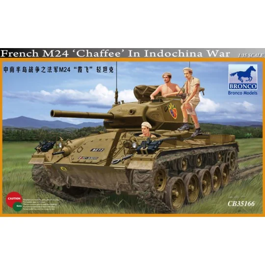 French M24 Chaffee in Indochina War, 1/35 - Bronco Models CB35166