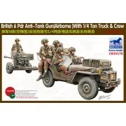 6 Pdr Anti-Tank Gun(Airborne)With 1/4Ton - Bronco Models CB35170