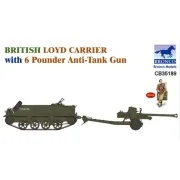 British Loyd Carrier with 6 Poundener Anti-Tank Gun, 1/35 - Bronco ...
