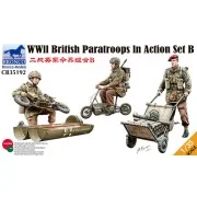 WWII British Parattroops In Action Set B, 1/35 - Bronco Models CB35192 WWII British Parattroops In Action Set B, 1/35 - Bronco Models CB35192