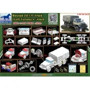 Russian Zil-131 Truck (Early Version) w/winch - Bronco Models CB35193